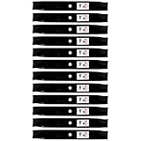 12PK Lawn Mower Blades Compatible with 50' Toro Time Cutter Z TimeCutter Z5000 74370 74372 74373...