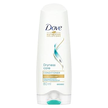 Dove Dryness Care Hair Conditioner, For Dry & Frizzy Hair, Restores Smoothness, 80 ml