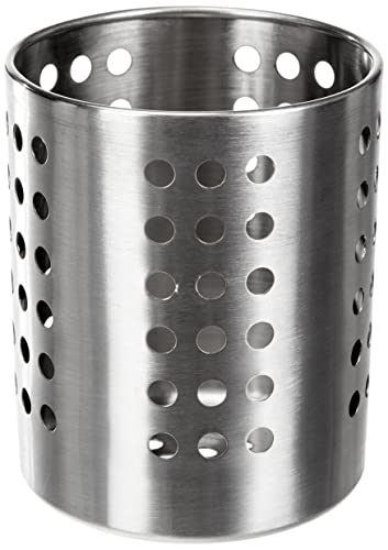 Ibili 708706 PORTAUTENSILIOS INOX 6,50x10 CMS, Stainless Steel, Plateado, 10 cm