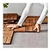 IKEA Outdoor Deck and Patio Interlocking Flooring Tiles (Brown-Stained) 902.342.26