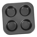 OUNONA Fach Muffin Backform aus Hochwertigem Carbonstahl Antihaftbeschichtetes Hitzebeständiges Backblech für Ofen Non stick Cupcake Muffin Cup Backblech für Zuhause und Profi bäckerei
