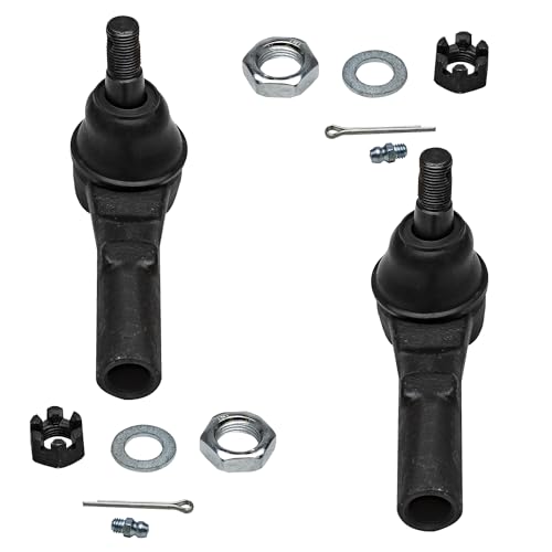 Image of Detroit Axle - Front End 6pc Suspension Kit for 02-05 Dodge Ram 1500, 2002 2003 2004 2005 Front Upper Control Arms Lower Ball Joints Replacement Outer Tie Rod Ends
