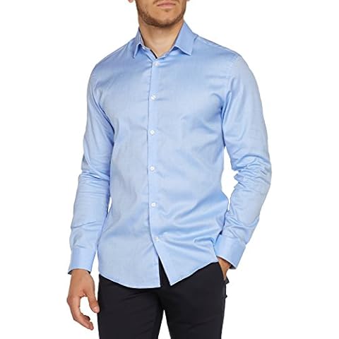 SELECTED HOMME Light Blue Slim Shirt Cover