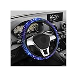 VCYOPN Galaxy Steering Wheel Cover, 15 Inch Breathable Steering Wheel Protector with Galaxy, Comfortable Cosmos Space Design Wheel Cover Interior Decor for SUV Truck Sedan