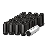 DPAccessories D5149P-2305/32 32 Black 14x2 Closed End Duplex XL Spline Tuner Lug Nuts for Aftermarket Wheels Wheel Lug Nut