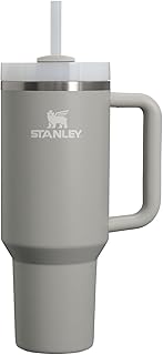 STANLEY Quencher Ash 40 Ounce Vacuum Insulated Stainless Steel Tumbler with Handle Lid and Straw, 1.180 L