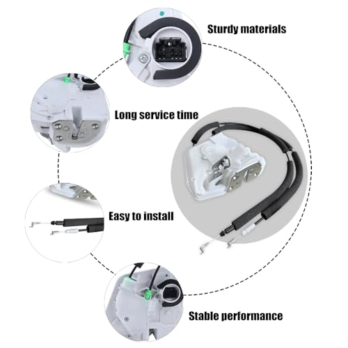 Image of Front Left Door Lock Actuator Assembly Comaptible for 2010-2013 Mazda 3 Replace Driver Side Door Lock Latch
