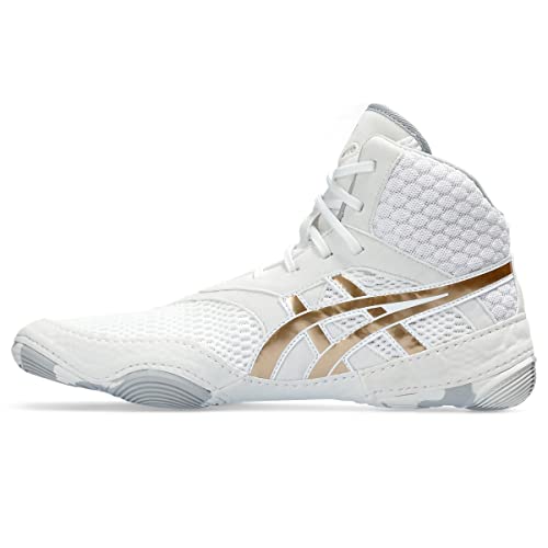 ASICS Women's MATBLAZER Wrestling Shoes, 12, White/Champagne4