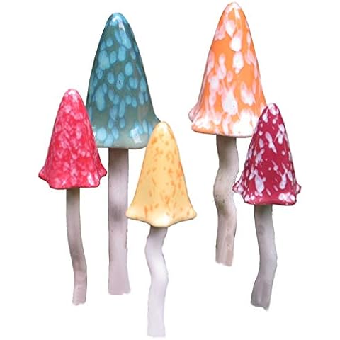 Leisure Gardening Tinkling Toadstools - Summer Bright Shades - Set of 5 Cover