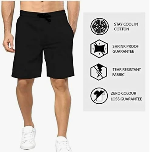 Image of boffi... Men's 100% Cotton Regular Shorts Sporty Fit 3 Colour Pack of 3