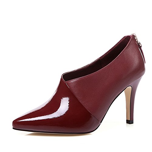 Talons cuir aiguilles pour femme : escarpins de mode chics et élégants