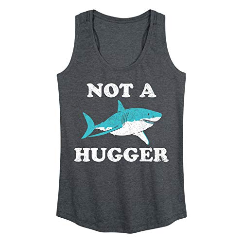 Instant Message - Not A Hugger Shark - Women's Racerback
