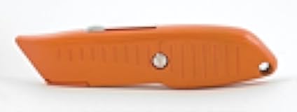 Lutz 30182#82 Safety Nose Retractable Blade Utility Knife - Orange (82-OR)