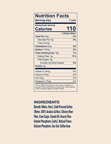 La Colombe Oatmilk Draft Latte Plant-Based, Dairy-Free, Original 9 Fl Oz #TOP1