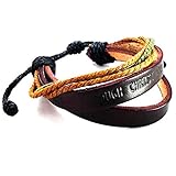 Leather Bracelet Phil 4:13 I can do all things