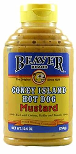 Beaver Coney Island Hot Dog Mustard (354g)