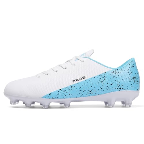 Image of Mens Soccer Cleats Womens Indoor Soccer Shoes Wide Baseball Turf Shoes Adult Youth Rugby Shoes Big Boys Small Spikes AG TF Football Boots