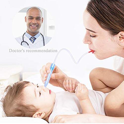 Baby Nasal Aspirator with 24 Filters,Snot Sucker Infant Premium Mucus Aspirator,Mouth Suction Nasal Congestion Relief for Toddlers,Fast and Safe,Baby Shower Gift and Registry Essential - Thumbnail 4