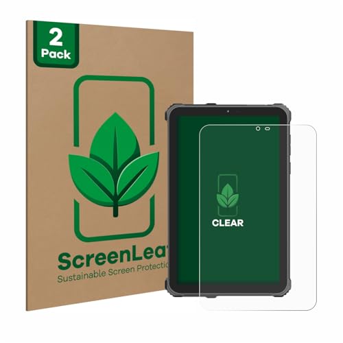 ScreenLeaf 2 Stück Schutzfolie für Oukitel RT3 Pro [nachhaltiger Bildschirmschutz, Folie, transparent, kratzfest]