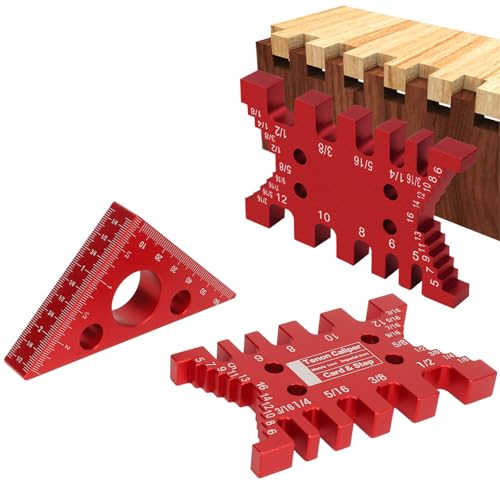 Kit Medidor Angular Triangular de Aluminio para Carpintería miniatura 6
