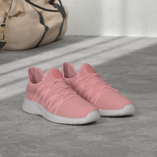 Image of Feethit Womens Slip On Running Shoes Breathable Walking Shoes Lightweight Gym Workout Shoes Non Slip Fashion Sneakers