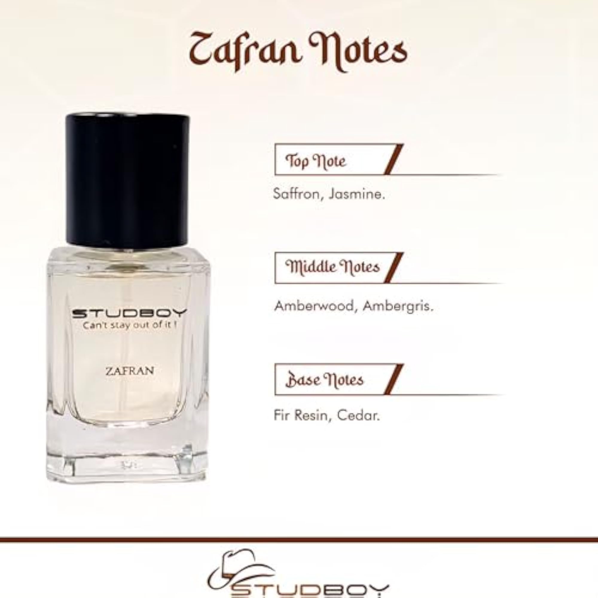 Zafran Unisex Eau de Parfum, 50 ml