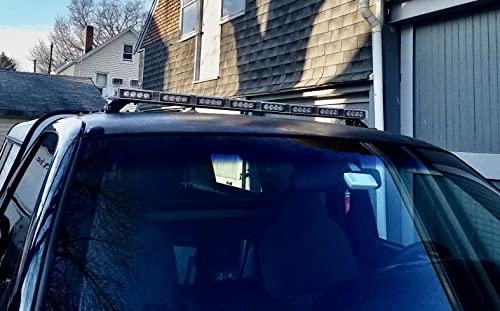 50 Inches Amber Super Bright Led Emergency Strobing Light Bar Tow Truck Wrecker Police With Take Down And Cargo Lights, Brake Or Tail Lights/Turn Signals - Usa Warranty W/Lifetime Service #TOP2
