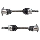 TRQ Front Driver and Passenger CV Axle Shaft Assembly 4WD Compatible with 2005-2015 Nissan Armada 2004-2015 Titan 2004 Pathfinder 2004-2010 Infiniti QX56