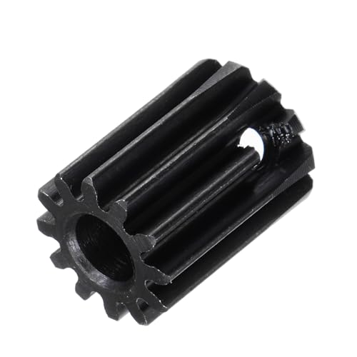 Kozelo - Kozelo Mod 1 Spur Diff Differential Motor Pinion Gear 12 Teeth - [ 6mm Aperture x 12mm Height], Suitable for RC Cars, # 45 Steel