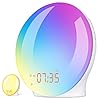 LITALARM Sunrise Alarm Clock,Wake Up Light Fullscreen,14 Light Modes No Shadow,320 Lux Sunrise Simulation,Digital Alarm…