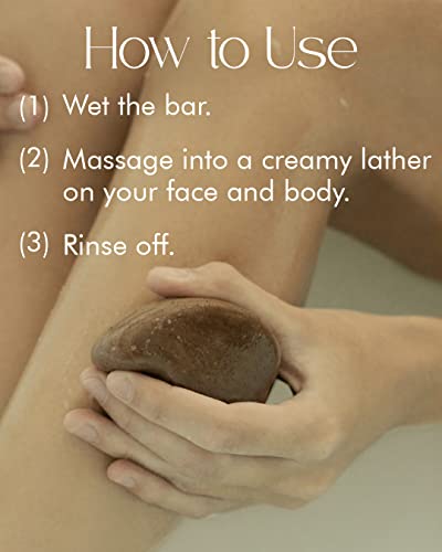 Resaltz Skin Massage Salt Ritual Body Cleansing Scrub Bar With Vegan Oil, Korean Mineral Salt, Rice Bran, And Herbs | Guasha Shaped Facial & Body Massager | Bubble Cleanser With Exfoliating | Fragrance-Free, 3.9Oz. #TOP6