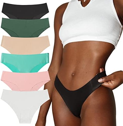 Soft Underwear for Women Comfortable Panties Pack for Women Stretch Hipster Briefs