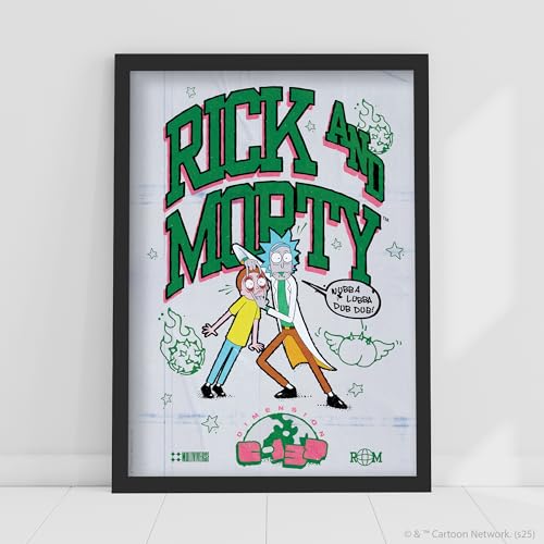 Image of Rick and Morty Print - Doodle Poster Wall Art (29.7cm x 42cm - A3)