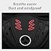 Winter Rider Warm Anti-Haze Balaclava Full Face Mask, Winter Rider Face Mask, Windproof & Thickened Balaclava for Cycling (A)
