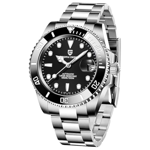 CEYADG Pagani Design Men's Watches Japanese Automatic Mechanical 40mm Sport Waterproof Stainless Steel Sapphire Glass Wrist Watch