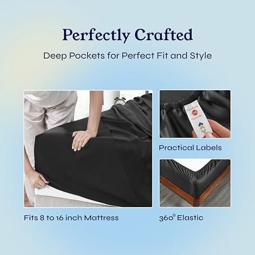 image for California Design Den Natural 100% Cotton Sheets, Soft Queen Sheet Set