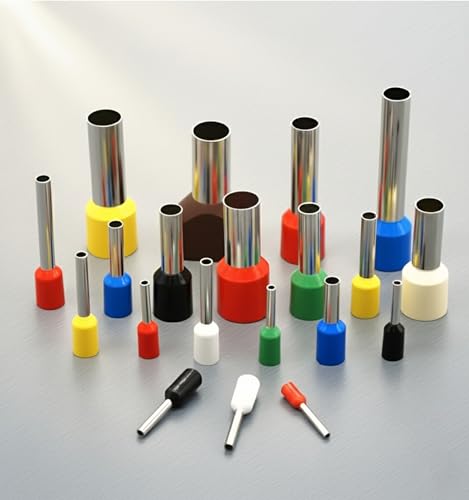 Image of G-ENERGY 1200PCS Wire Ferrule Terminals Kit | Insulated Copper Bootlace Ferrule Connectors 22AWG-8AWG (0.5-10mm) Electrical Wire End Terminal Assortment for Control Panel & Industrial Wiring