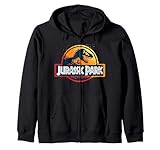 Jurassic Park Pixel Art Logo Zip Hoodie