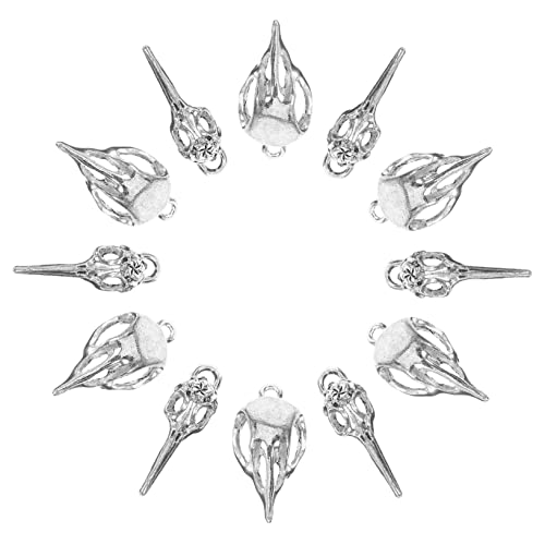 SEWACC 80 Peças Joias Criativas Pingentes De Caveira Tibetanos Para Fazer Esqueleto Águia Bico Gótic