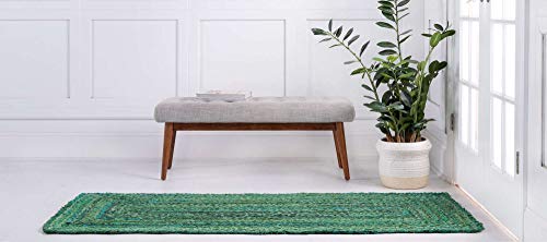 Tapete trenzado Unique Loom 75x185 cm verde miniatura 4