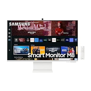 Monitor Smart Samsung 32", UHD, Plataforma Tizen, HAS, Alexa, M8 2023