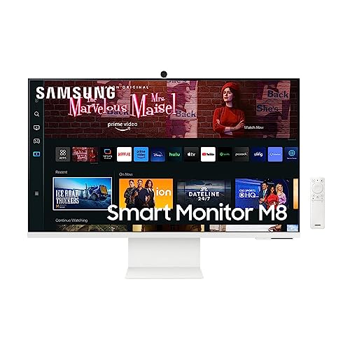 Monitor Smart Samsung 32', UHD, Plataforma Tizen, HAS, Alexa, M8 2023