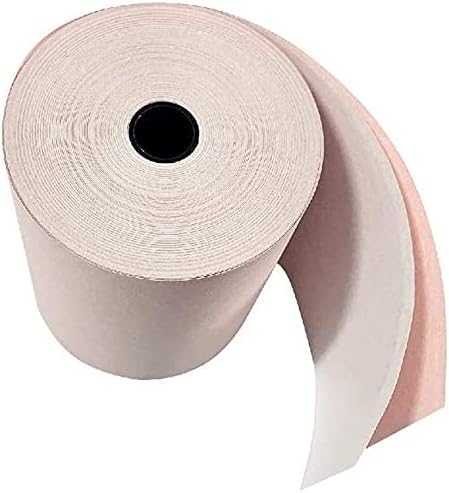 57 x 57mm, 2ply Premium Paper Till EPOS Kitchen Printer Receipt Rolls - Carbonless - (Box of 20 Rolls) - 2 PLY, Non-Thermal
