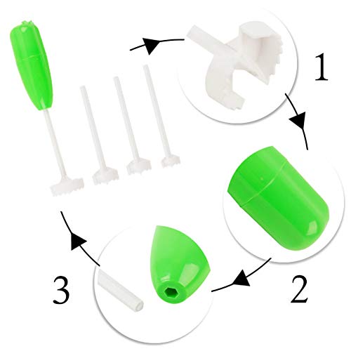 Set 4 piezas cortadores espiral para vegetales miniatura 3