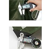 GXYAWPJ wodoodporna plandeka Heavy Duty Poly Tarp z oczkami, odporna na rozdarcia grubość 0,35 mm, do szklarni / otwartych magazynów/ciężarówek / ogrodu, 190 g / M2 (rozmiar: 2 x 1,5 m)
