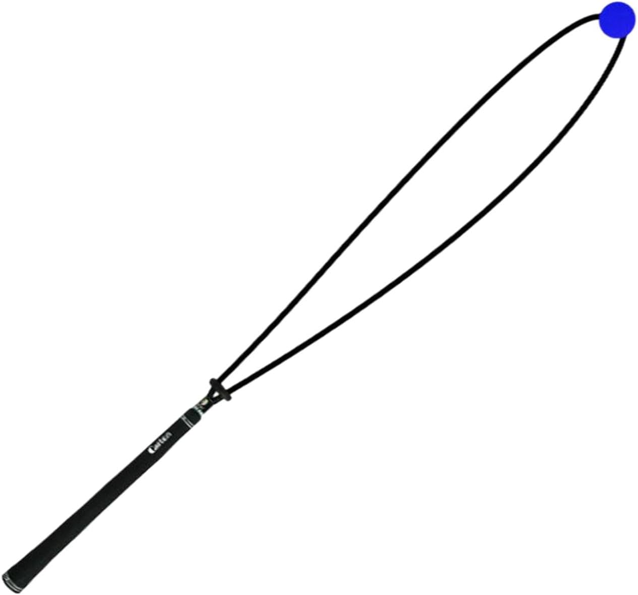 BNF® Sporting Goods - Golf - Golf Training Aids - Swing Trainers - Golf Swing Training Aid Adjustable Warm up Portable Golf Swing Practice Rope Blue Ball