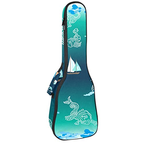 Sac ukulélé ténor housse rembourrée - Protection imperméable pour instrument de musique