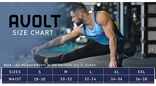 Image of AVOLT Dry Fit Track Pant for Men I Slim Fit Athleisure Running Gym Stretchable Track Pant