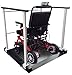 Tree LWC-HR 1000 Wheelchair Scale, 1,000 lbs x 0.2 lbs, Slip-Resistant, Lightweight Aluminum Platform with Hand Rails & Ramps for Easy Access