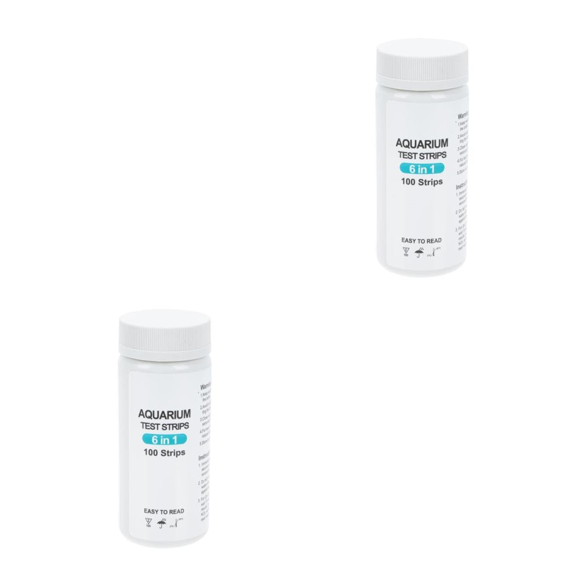 TOYANDONA 2 Boxen Wasserteststreifen für Aquarien Testpapier für Präzise Ph Wertmessung Wasserhärte und Nitrit pro Box für Fischbecken und Pools